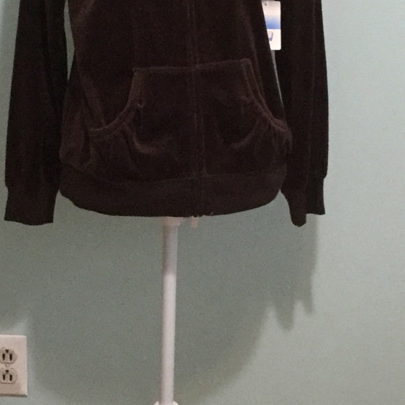 SB Active- Brown Velour Mink Hoodie - Picture 2 of 8